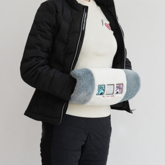 콜리스 핸드워머 쌕 벨트형, 그레이, 1개