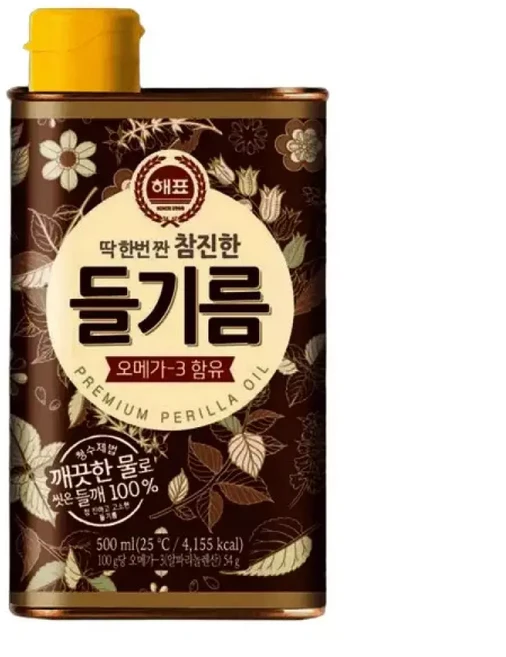 해표 참진한 들기름 500ml/, 500ml, 1개