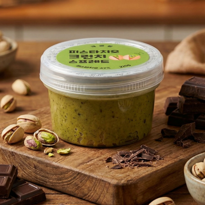 피스타치오 크런치 스프레드 두바이스프레드, 220g, 1개