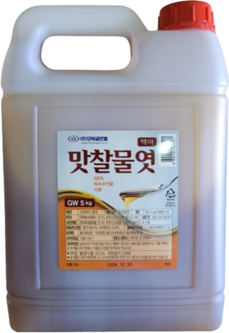 모아 맥아 맛찰물엿 5kg, 1개