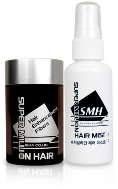 슈퍼밀리언헤어 휴대용 세트, 흑갈색, 1개