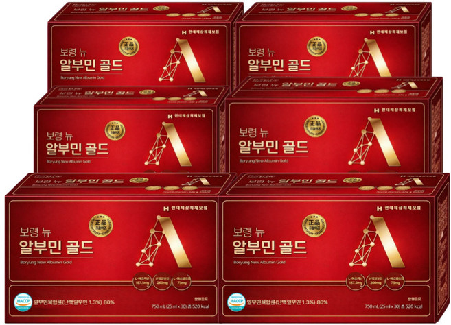 마시는 알부민 활력 충전 난백알부민 프리미엄, 6개, 750ml