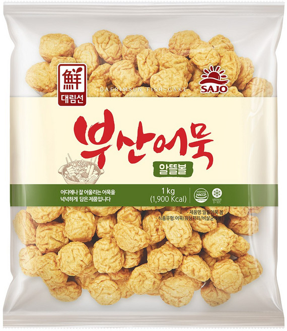 [사조대림] 알뜰볼어묵 1kg 3개