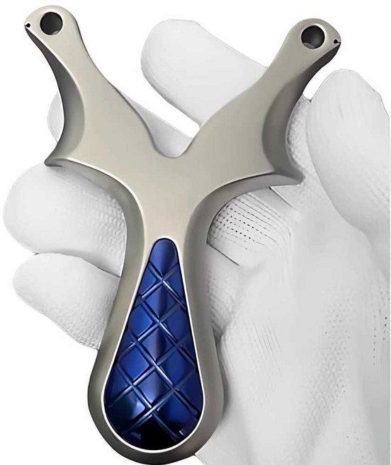 티타늄새총 합금새총 조류퇴치 저격 휴대용, 1개, 퍼플