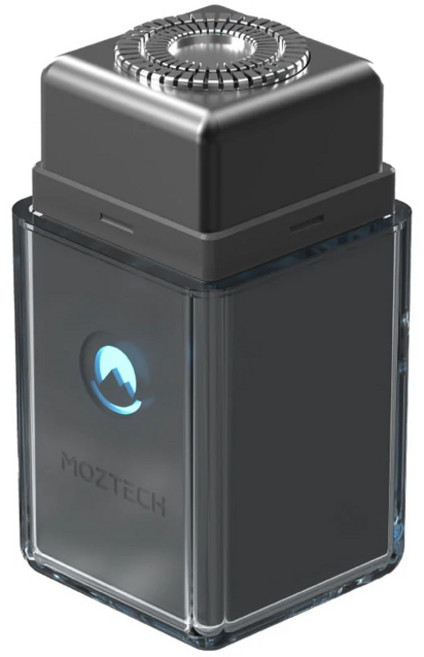 MOZTECH x OLIBEAR 全機防水迷你便攜刮鬍刀, MOZ電動迷你刮鬍刀+鼻毛剪套裝 幕藍黑