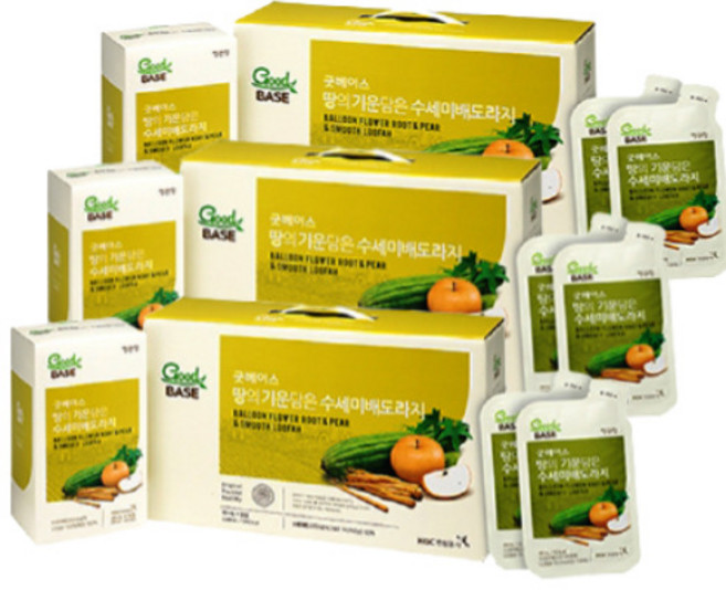 정관장 굿베이스 땅의 기운담은 수세미배도라지, 80ml, 90개