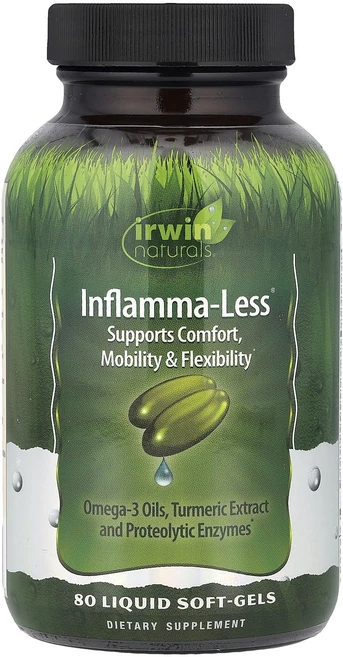 몸관리하세요 겨울입니다 Irwin Naturals 인플래머-레스 80 리퀴드 소프트-겔 특별관리진행, IrwinNaturals인플래머레스80리퀴드소프트겔, 1개 - 쿠팡