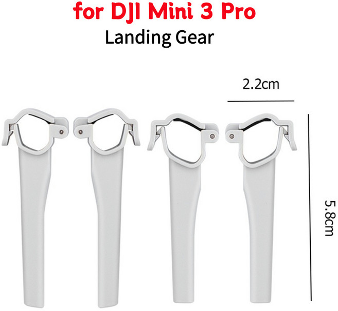 DJI 미니 3 프로용 접이식 착륙 기어 드론 부품 액세서리 거미 높이 증가 삼각대 리모컨, 05 for DJI Mini 3 Pro, 1개
