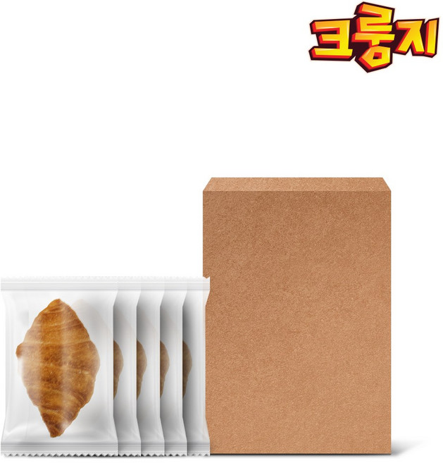 플레인 미니 크룽지, 5개, 17g