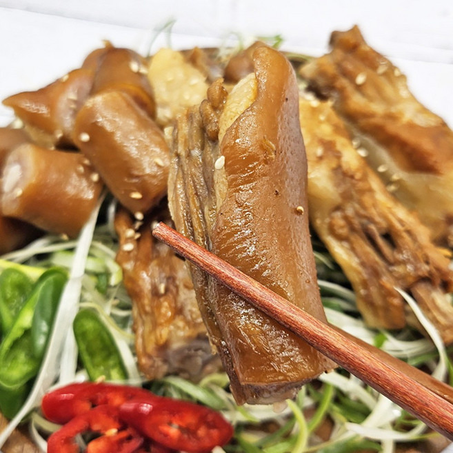 미다몰 그곳에가면 산지직송 맛상 돼지 꼬리 족발 300gx3팩 국내산 쫄깃한 특수부위 별미, 3개, 300g