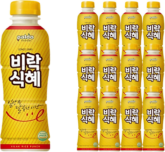 팔도 비락식혜, 500ml, 12개