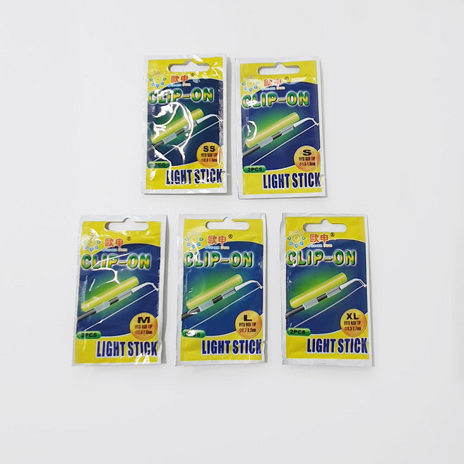 오션선 릴대 끝보기 캐미 입질감지 라이트 1봉지(2P)