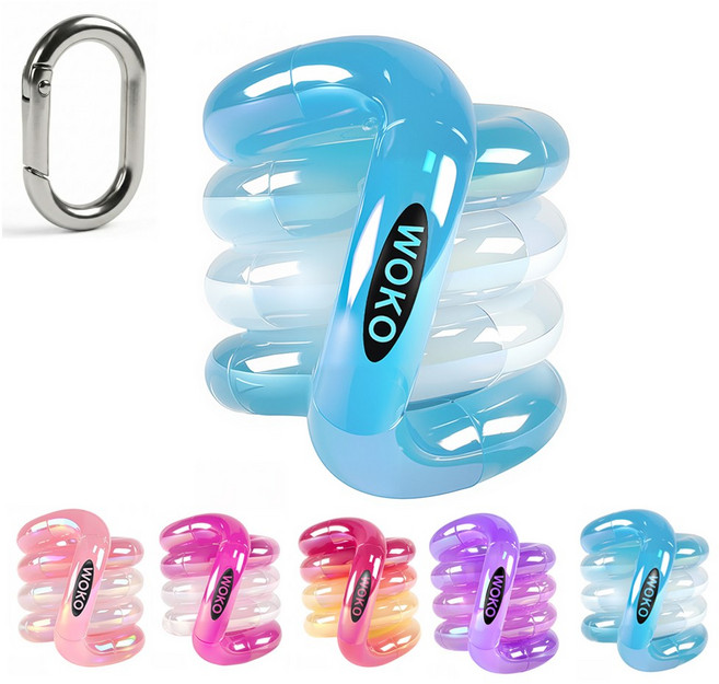 LJL 탱글 스타일 온도감 변색 장난감 키덜트 피젯 토이 집중력 향상 스트레스 해소 손 장난감, 1개, 백천