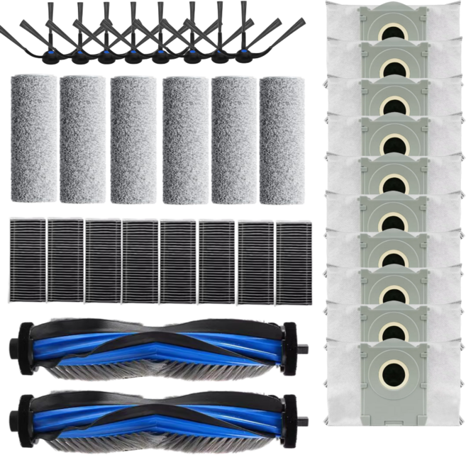 비브랜드 핑크샘 호환 에코백스 x8 프로 옴니 pro omni 소모품 먼지봉투 물걸레, 1개, 1년 풀패키지