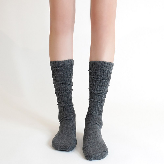 마이싹 니트 셔링 워머 삭스 롱 양말 니삭스 2켤레