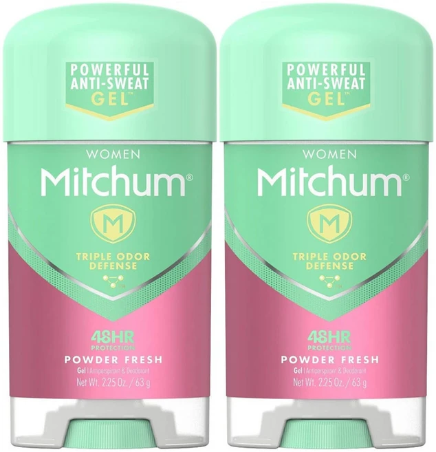 2개 세트 Mitchum 여성용 Anti-Perspirant Deodorant Powder Fresh 2.25 oz, 63g - 쿠팡
