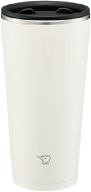 ZOJIRUSHI 象印 日本限定 不鏽鋼真空保溫杯 咖啡杯 450ml (SX-FA45), 象牙白, 1個