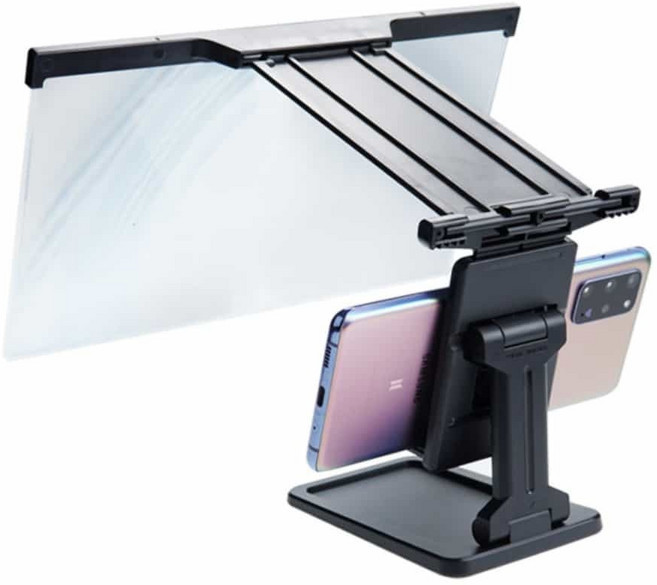 투요 접이식 거치대형 돋보기 휴대폰화면돋보기 핸드폰화면크게보기 핸드폰용품, 1개