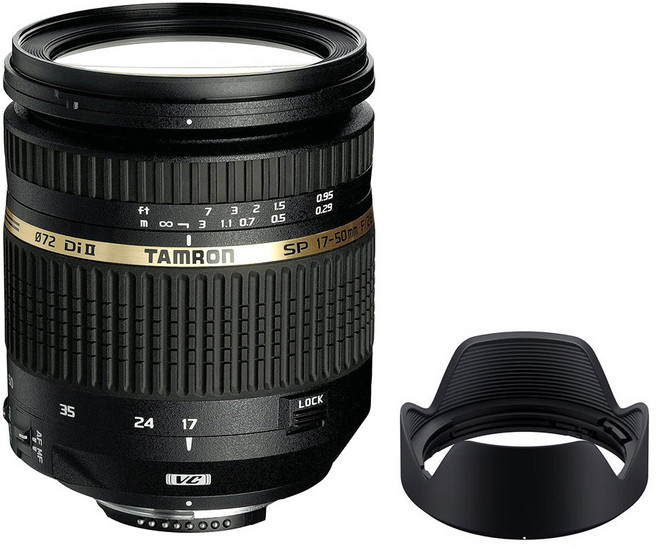 (정식 정품) 탐론 SP AF 17-50mm F2.8 XR Di II VC 니콘 DSLR 전용 렌즈 (APS-C 크롭 사이즈), B005N II