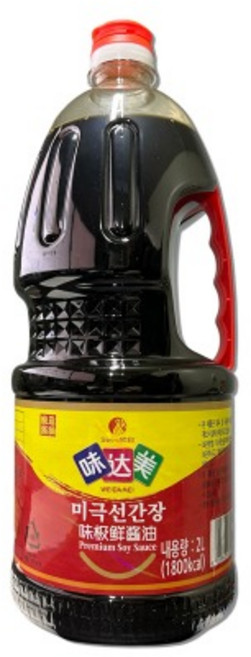 복원 미극선간장 신호 양조간장 위다미 중국간장 2L, 1개
