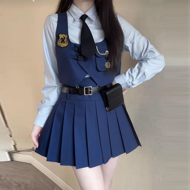 코스프레의상 주토피아 주디 코스프레 의상 성인 여성 코스튬 할로윈 파티