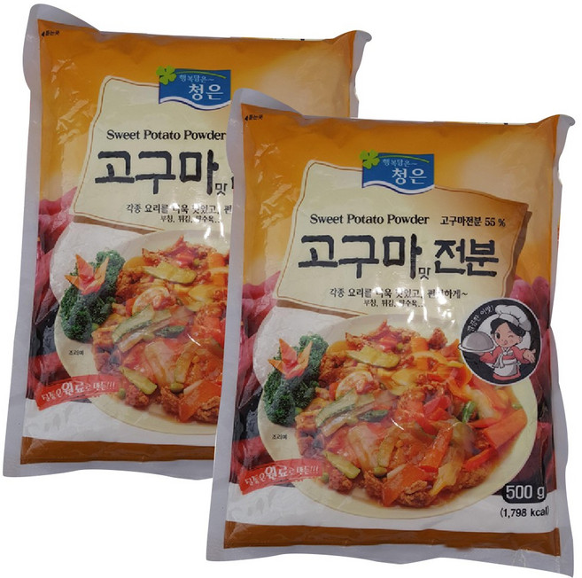 청은에프엔비 고구마맛전분, 500g, 2개