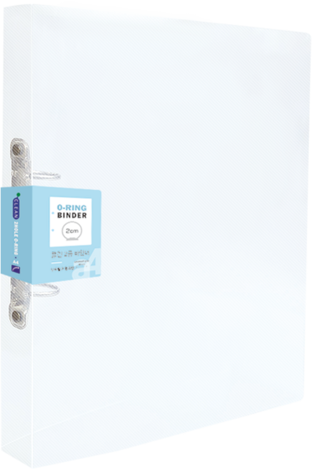 희망화일 클린 2공 O링 바인더 EC327, 1개