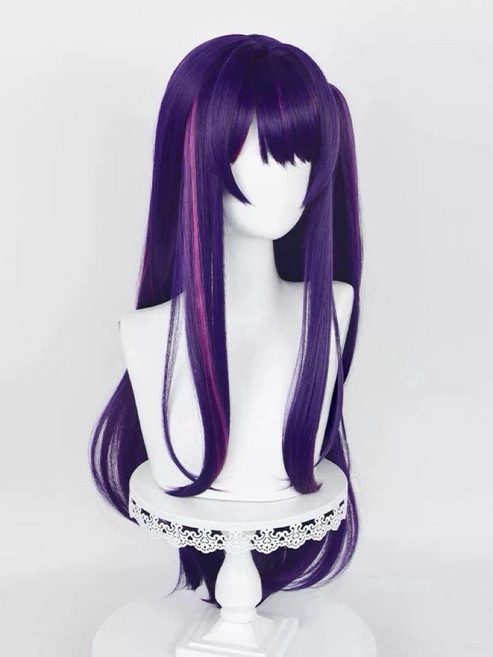我推的孩子 星野愛 萬用 高溫絲 假髮坯 COS 假髮 頭圍55-60cm, 如圖所示, 1個
