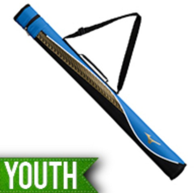 미즈노 배트가방 유소년 Mizuno 1FJT325191BR 블랙 블루 배트케이스 하드타입, 1개