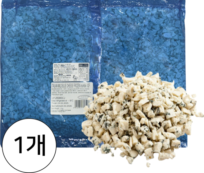 이고르 고르곤졸라 블루치즈 돌체 크럼블 1kg, 1개