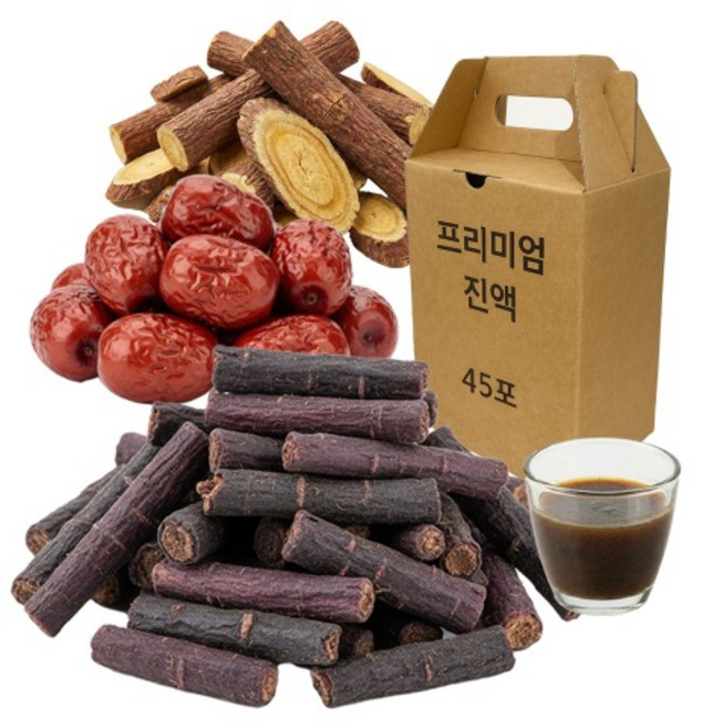 자초 진액 엑기스 국산 원료 100% 선물세트, 45개, 110ml