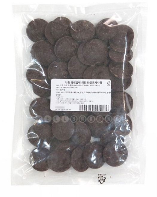 벨코라데 드롭다크초콜릿 소분 아이스박스포함, 1개, 1kg