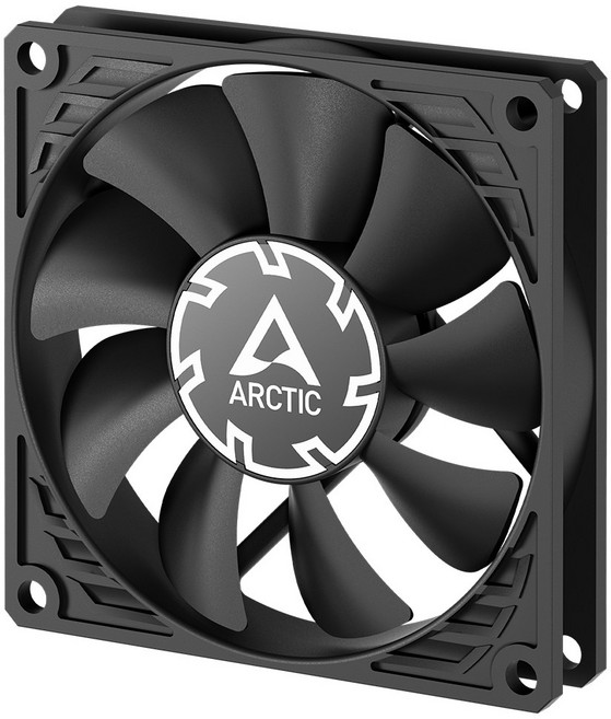 ARCTIC P8 SLIM PWM PST 서린 블랙 1팩, 1개