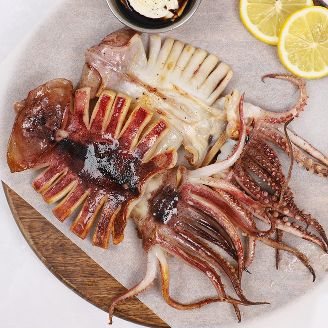 [강영수산]구룡포 반건조오징어 5+5미 왕특특대 (1kg+1kg), 1개