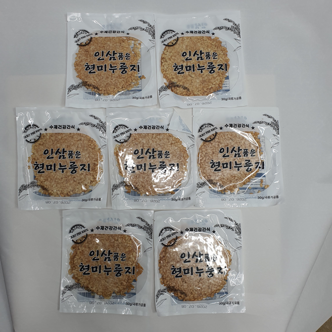 소담푸드 인삼품은현미누룽지 HACCP인증 건강식 다이어트 간식 원산지:경북 칠곡군, 210g, 2개