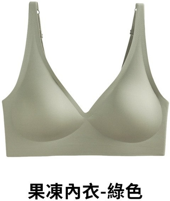 涼感無痕無鋼圈果凍內衣 輕薄透氣聚攏提胸 冰絲舒適深V美背胸罩 多色可選