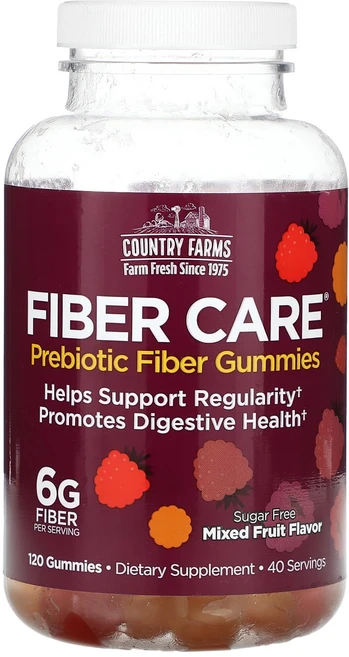 Country Farms Fiber Care 프리바이오틱 식이섬유 구미젤리 혼합 과일 6g 구미젤리 120개(구미젤리당 2g), CountryFarmsFiberCare프리바이오틱식이섬, 1개 - 쿠팡