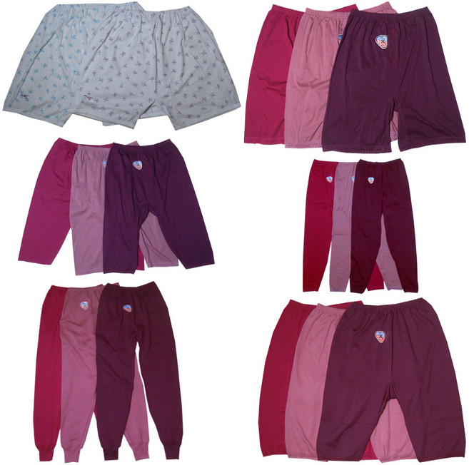 YST HNSB01할머니아줌마여성 5부7부8부9부속바지 내의내복