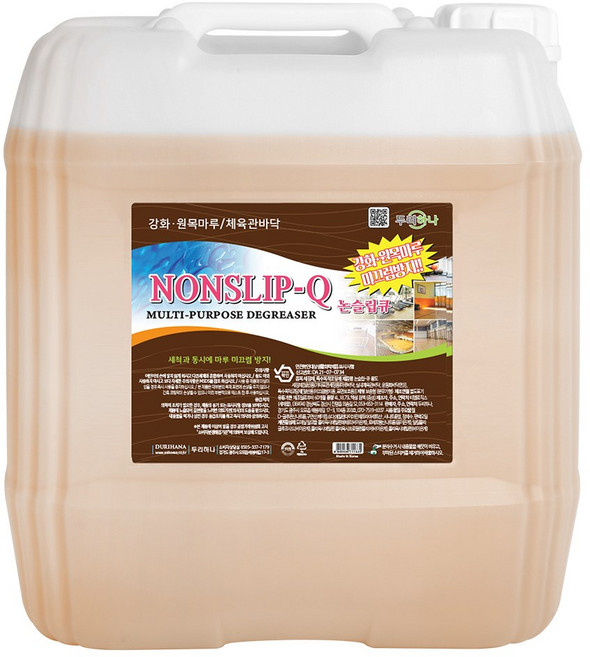 논슬립큐 골드 강력 미끄럼방지제 18.75L 학교 강당 체육관 스포츠센터 마루 바닥 미끄럼방지액, 1개, 1개