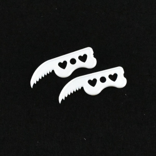 우리팩 백색랩칼 나이프 TY-미니랩칼(화이트) 6000개