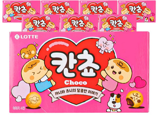롯데 칸쵸 54g*8입, 8개, 54g