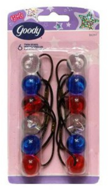 goody 구디 클리어 컬러 방울끈 6P 06297