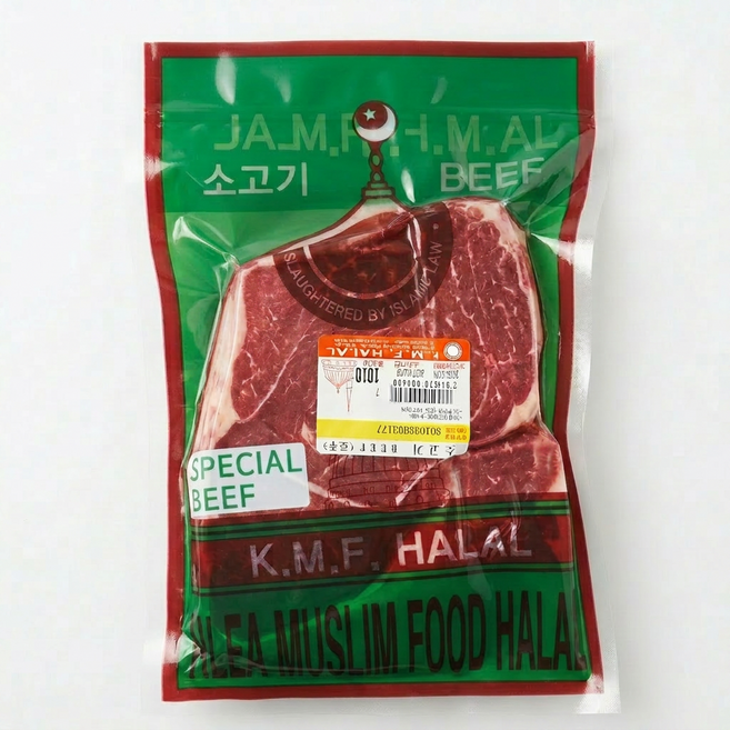 FROZEN SPECIAL BEEF 소고기정육 1kg 호주 K.M.F HALAL, 1개