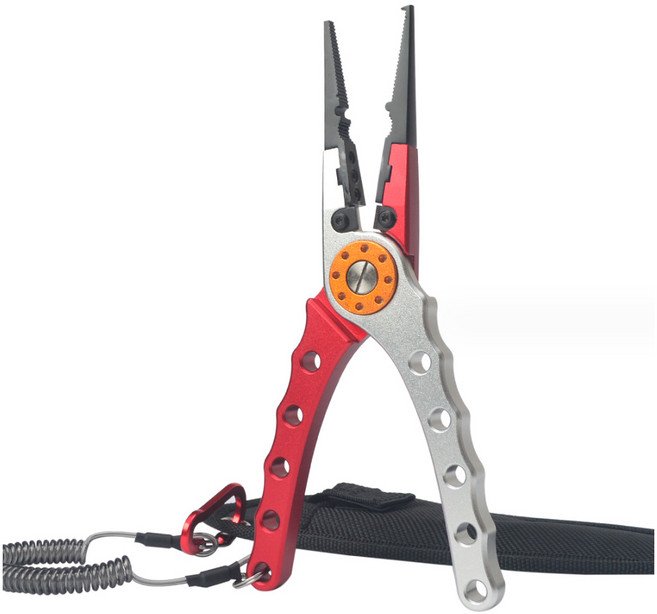 행운을파는낚시 멀티 플라이어, 실버&레드, 1개