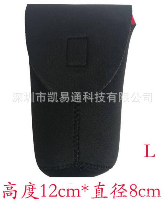 單反相機鏡頭筒腰包 加厚潛水料 防水 長焦, 1個, L號