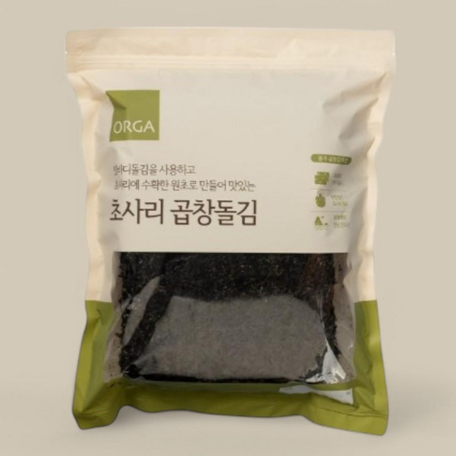 ORGA 진도산 생김 초사리 곱창돌김 (50매) 150g, 1개