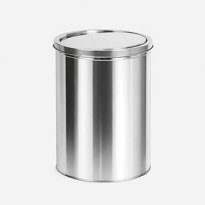 국내산 스윙 스텐 원형 휴지통 가정 기업 업소 공기관용 8L~20L, 단일