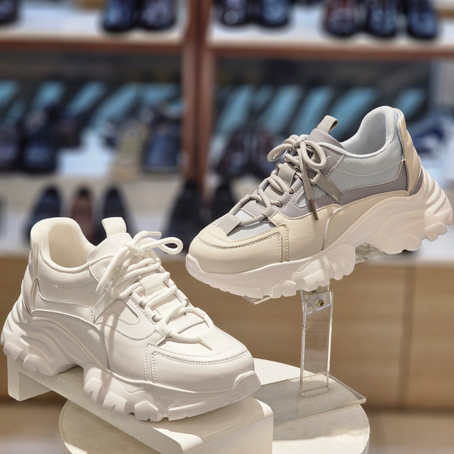 미셸 by 탠디 X25019 쿠션 어글리 여성 스니커즈(6CM굽)X25SH019B