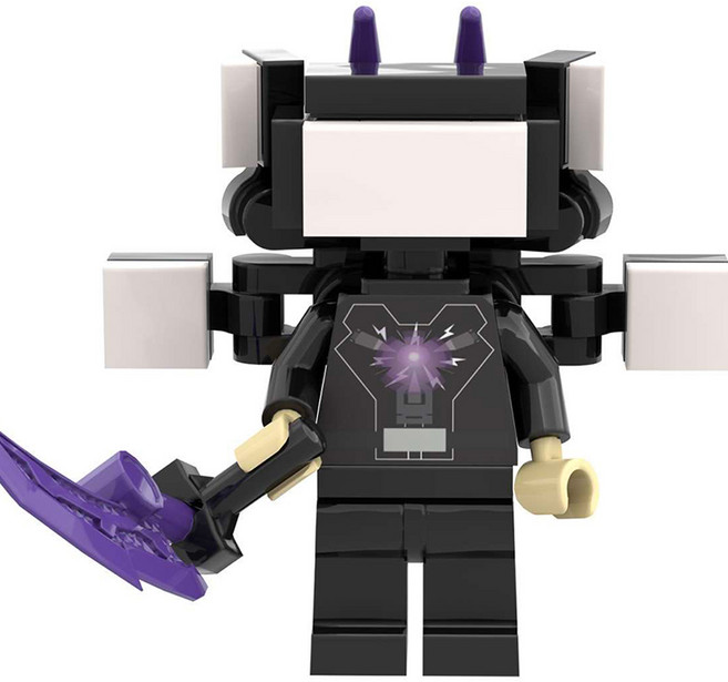 핸드브릭 팩토리 커스텀 미니브릭 피규어 스키비디 토일렛 호환 블록호환, 03. 타이탄 티비맨, 1개