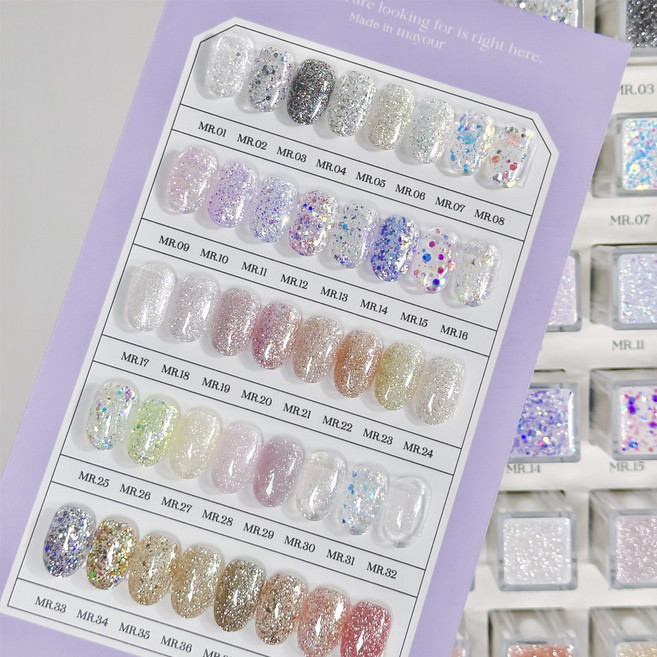 메이유어 더 콜렉터 시즌4 글리터젤 40종 단품, MR.03, 1개